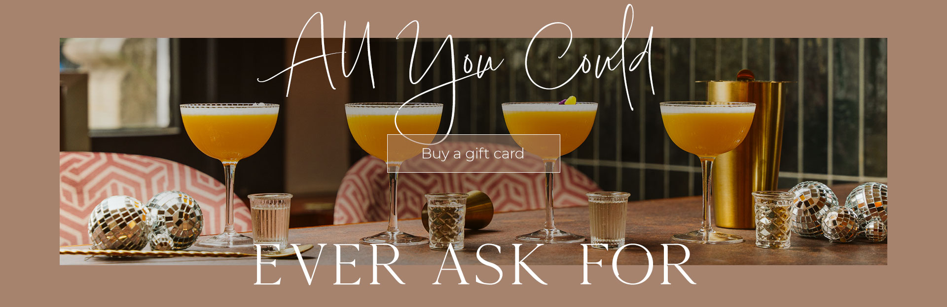 All Bar One Gift Cards at All Bar One Southampton