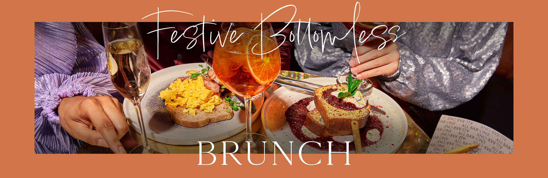 Bottomless Christmas Brunch at All Bar One New Street Station