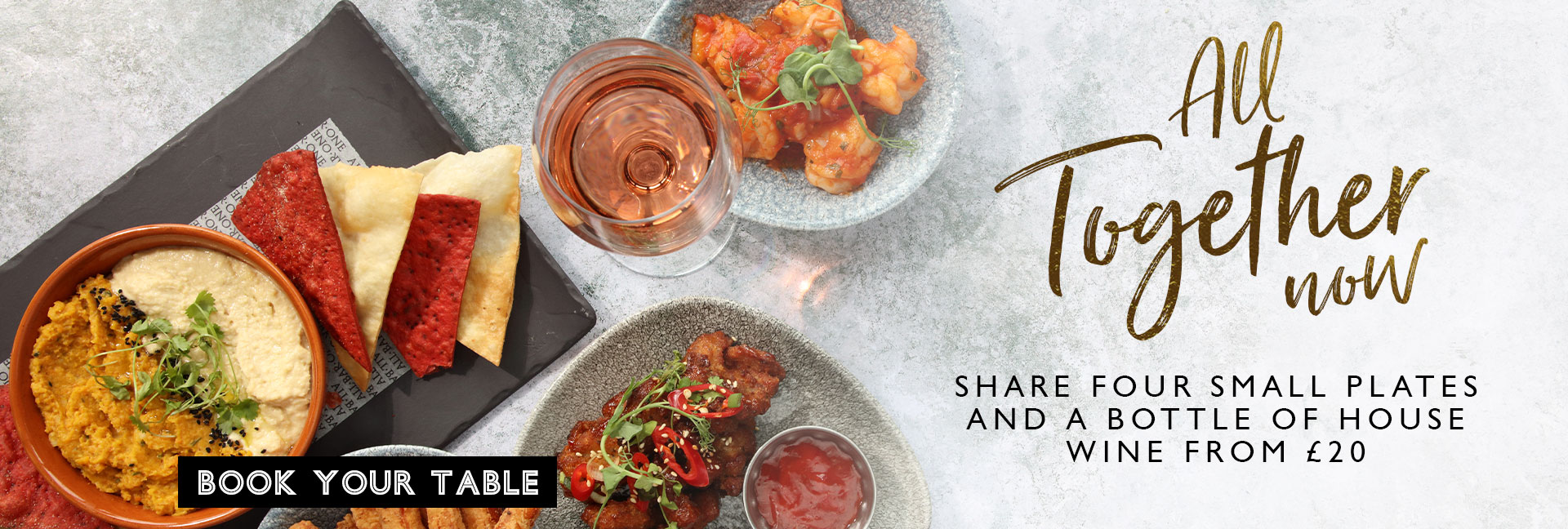 Tapas Tuesday at All Bar One - Book now