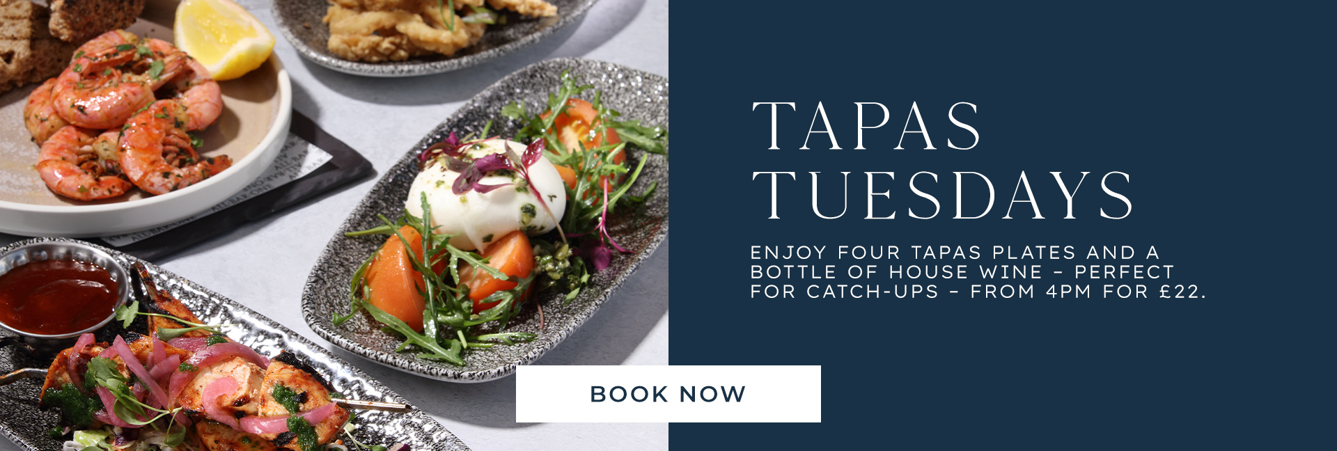 Tapas Tuesday at All Bar One Oxford - Book now