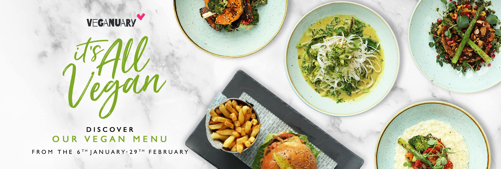 Veganuary Menu at All Bar One Brindleyplace