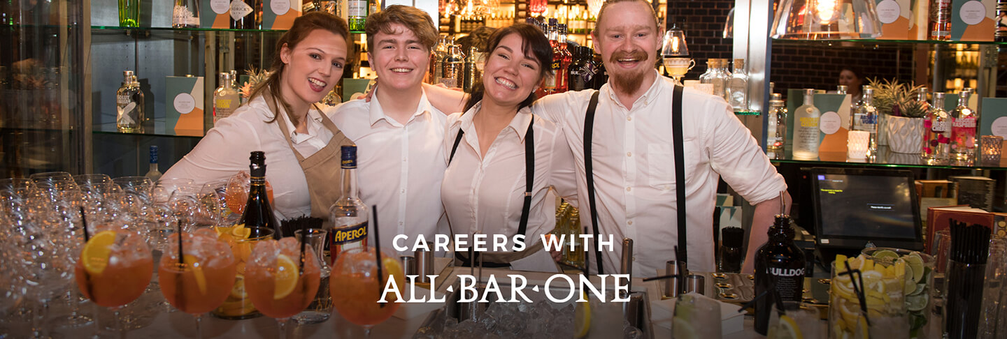 Careers at All Bar One The O2 in the City of London