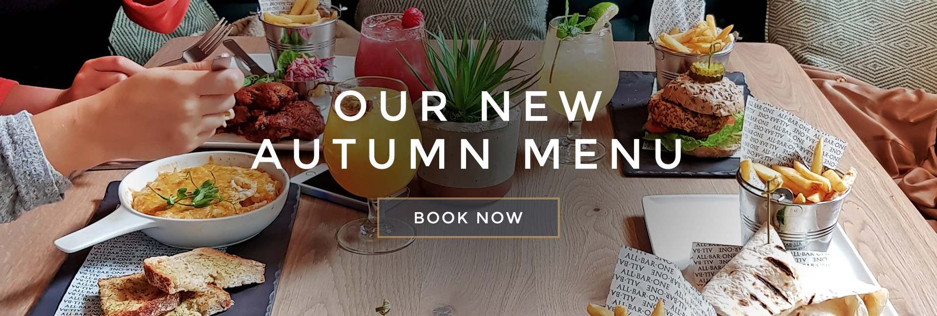 Our new Autumn menu at All Bar One Waterloo - Book now