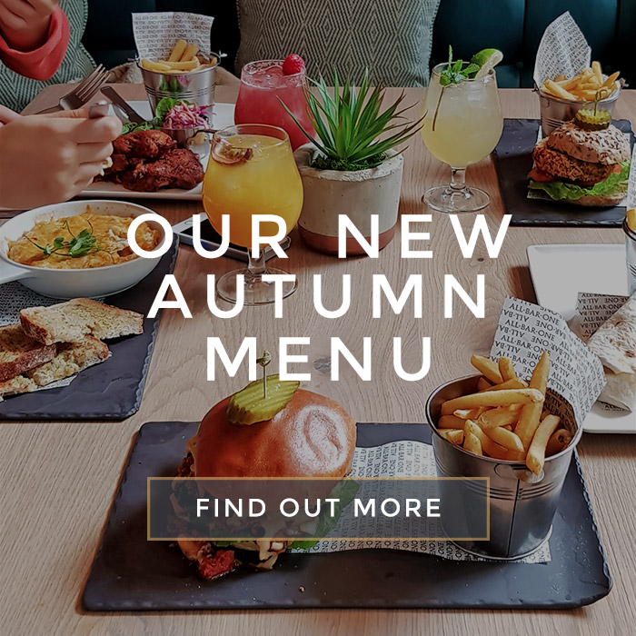 Our new autumn menu at All Bar One Waterloo