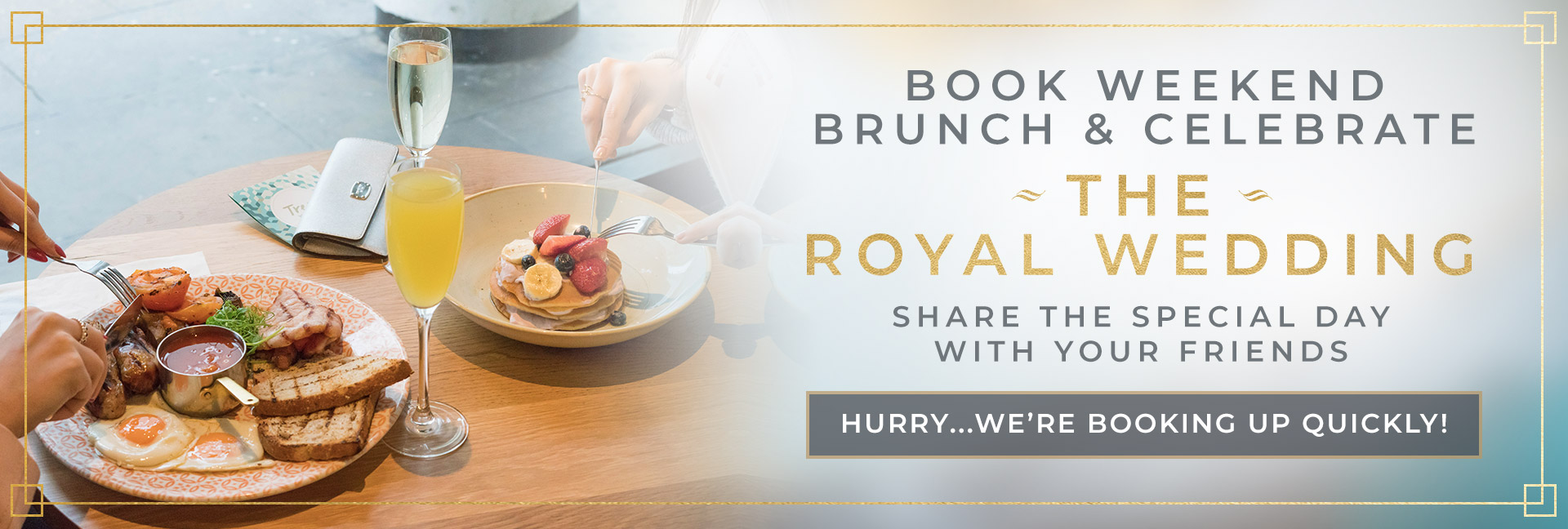 Brunch at All Bar One Windsor for the Royal Wedding Weekend
